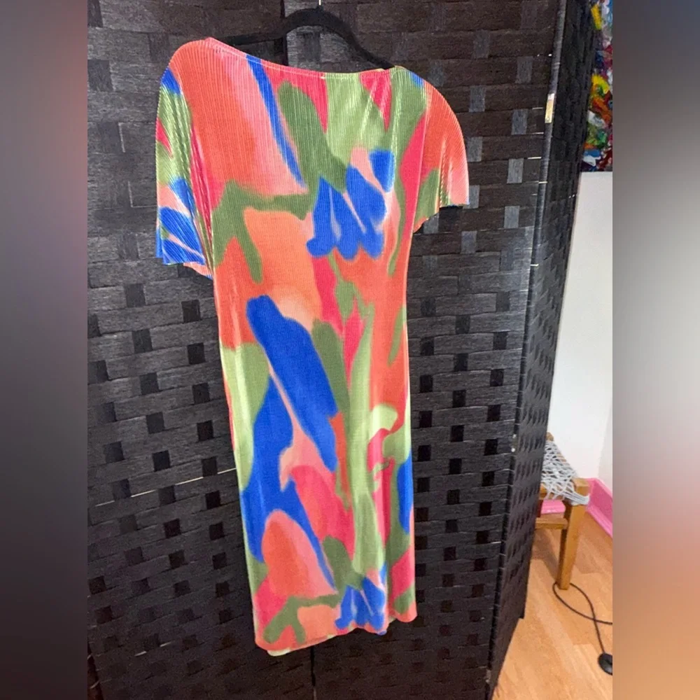 ASOS Design Abstract Side Rouched Dress - Picture 6 of 6